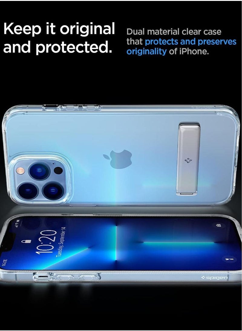 Spigen Ultra Hybrid S Case Cover for iPhone 13 Pro - Crystal Clear  - Image 4