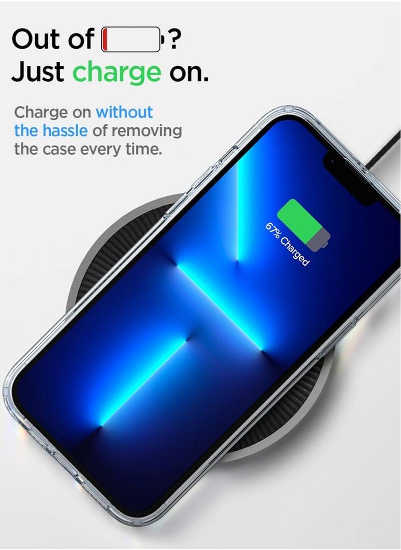 Spigen Ultra Hybrid S Case Cover for iPhone 13 Pro - Crystal Clear  - Image 5