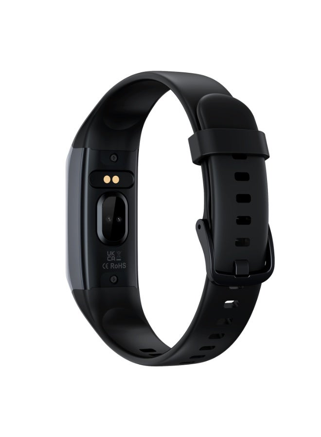 لييج سوار رياضي ذكي للرجال، جهاز تتبع اللياقة البدنية مقاوم للماء، مزود بمراقبة درجة حرارة الجسم ومعدل ضربات القلب، لون أسود. - Image 2