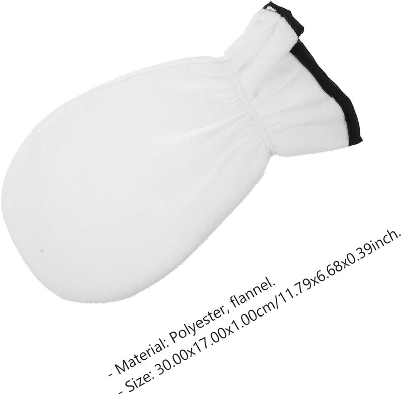 PRETYZOOM Essential Oil Moisturizing Gloves 1 Pair Light-Colored Wellness Mittens Heat Preservation Gel Gloves for Hand Care and Skin Exfoliation - Image 2