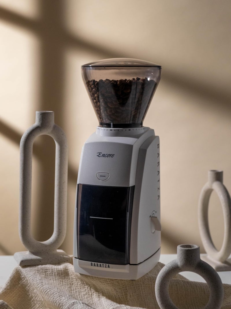 BARATZA Encore 230V Coffee Grinder - Electric Coffee Bean Burr Grinder with 40 Grind Settings, Black - Image 3