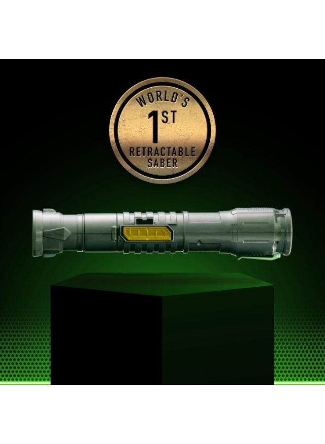 Goliath Power Saber Energy Blade Electronic Toy (Green) | Auto Extending Light-Up Sword with Motion SFX & Flash-on Clash | Fully Retractable, Role Play Costume Accessory for Kids 6+ - Image 2