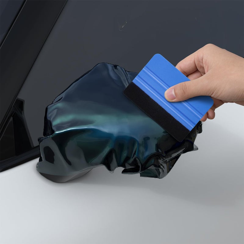 Foneso Gloss Green Black Vinyl Wrap, Foneso Emerald Green Automotive Vinyl Film Roll for Cars Interior & Exterior-Air Release TechnologyBubble Free DIY Car Paint 1ft x 10ft - Image 5