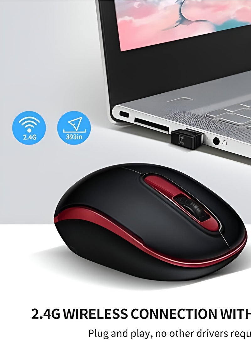 Noiseless & Wireless Optical Mouse  - Image 1