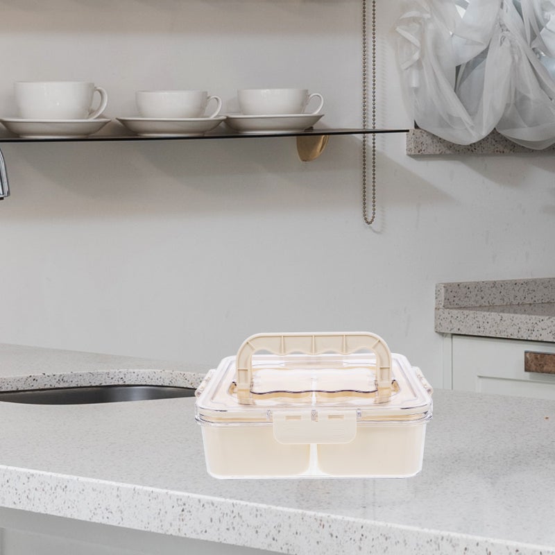 2pcs Seasoning Box Keeper 6-slot Fridge Organizer Portable Containers Reusable Fridge Tray - Image 3