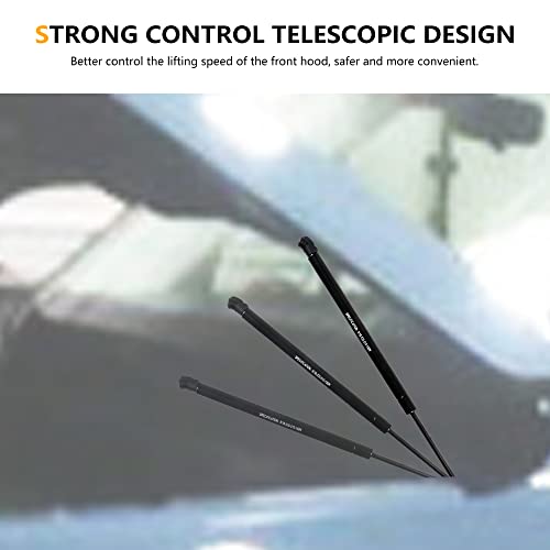 RERPRO Hood Struts Lift Support Kit for Ford Bronco Sport 2021 2022 2023 2024 2025 Accessories Front Quick Hood Lift Supports Shocks Gas Springs Prop Rod Replacements, 2 Pack Black - Image 2