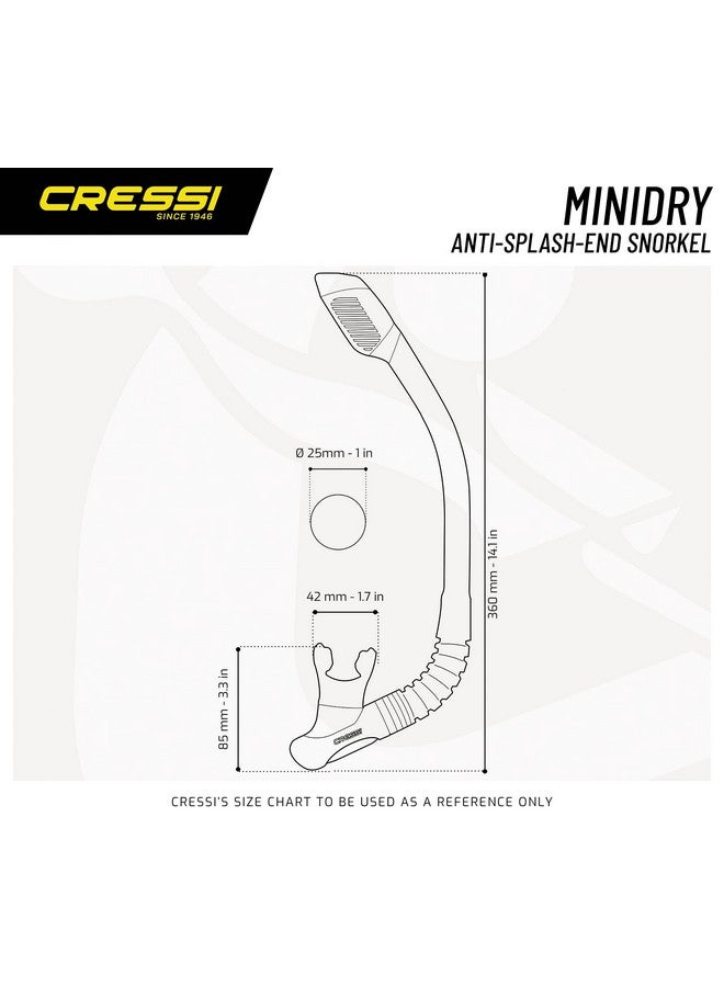 Cressi Mini Dry Clear/Blue - Image 3