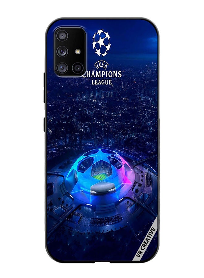 VR CREATIVE Protective Case Cover For Samsung Galaxy A51 5G Uefa Champion League Design Multicolour - Image 1
