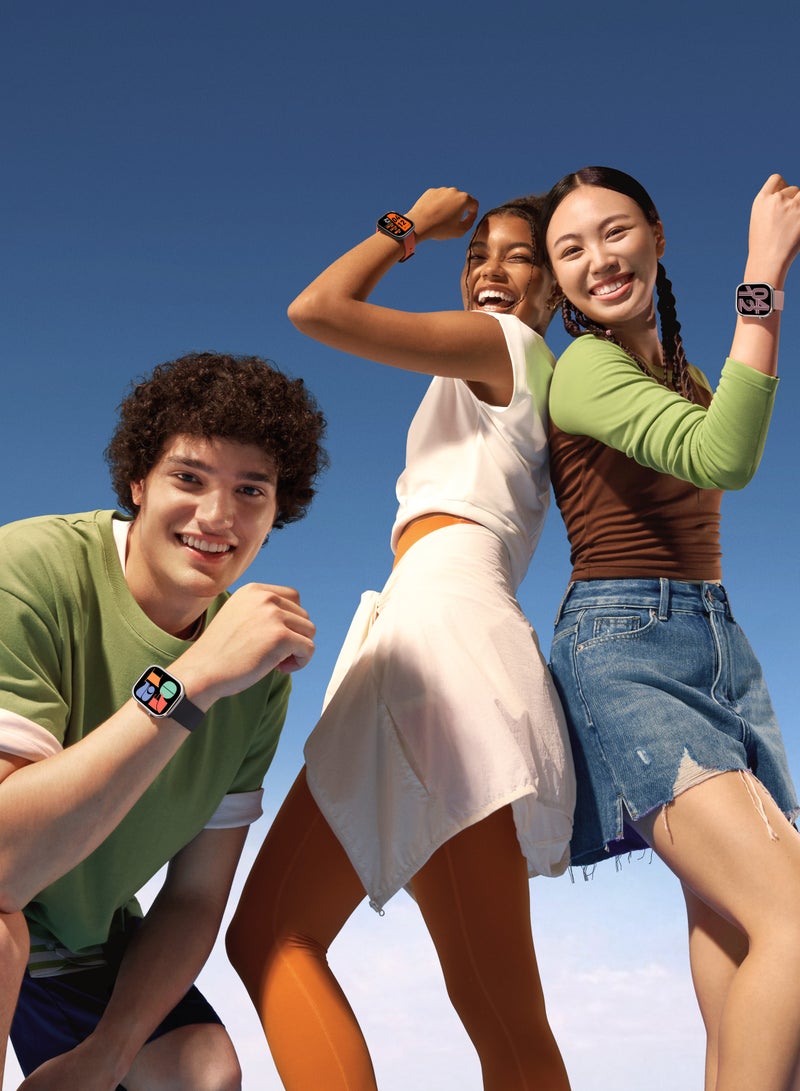 Mibro Watch C4 Silver, Metal+PC&GF, 2.01 inch  TFT, BT Call, 300mAh, 2ATM, +100 Sport Modes" - Image 5