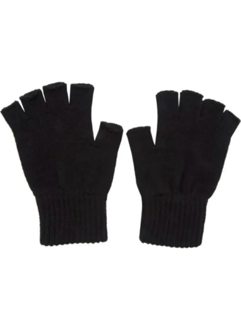 Oil Company Il Company Soft Cut Finger Black Gloves Unisex