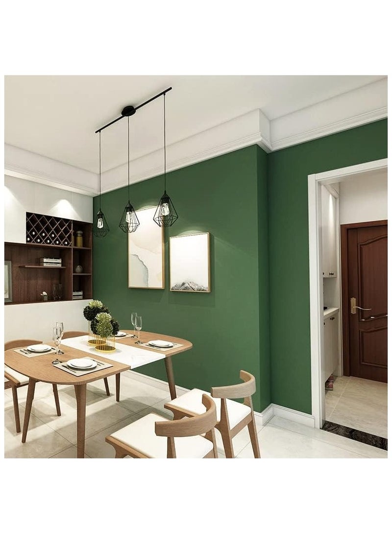 آنا ورق حائط زخرفي بسيط ذو لون صلب مقاوم للماء والرطوبة مقاس 40 سم x 10 متر - Image 2