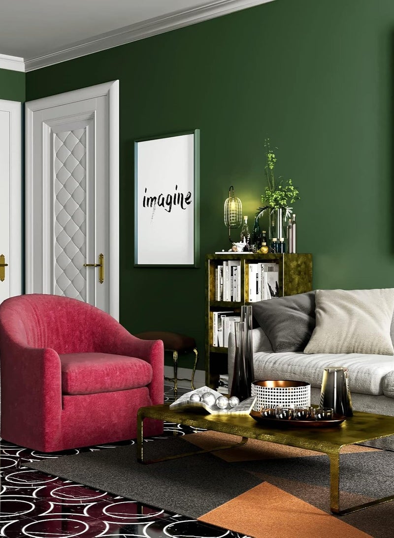 آنا ورق حائط زخرفي بسيط ذو لون صلب مقاوم للماء والرطوبة مقاس 40 سم x 10 متر - Image 4