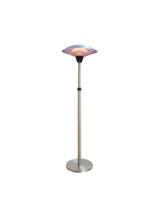 Hotspot 2100W 220V Durable Aluminum Patio Heater with Remote Control Silver 205 x 58.5 x 46 cm ZHQ1821SH-ADC-RM - Image 1