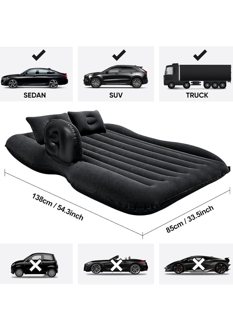 MIXDE Car Bed,Car Bed Backseat,Car Air Mattress,Car Camping,Car Mattress,Inflatable with Pump Car Travel,Car Camping,Tent fits SUV,RV,Truck,Minivan - Image 2