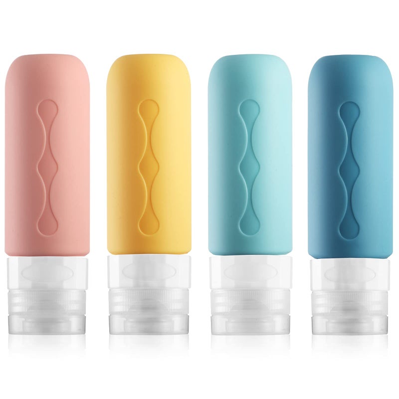 Gemice Travel Bottles for Toiletries, Tsa Approved, Travel Size Containers, BPA Free Leak Proof Tubs Refillable Liquid Accessories for Cometic Shampoo and Lotion Soap - Image 1