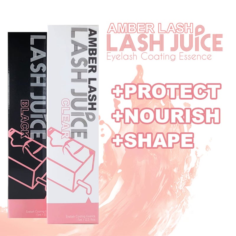 Amber Lash Lash Juice by Amber Lash, 3-in-1 Coating Essence and sealant for Eyelashes with Extensions and or Lift Perm, Protect and Nourish to Promote Healthy Eyelash 15ml / 0.51 fl oz (Clear) - Image 3