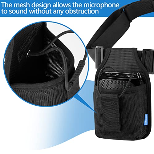 Xxerciz Mic Belt Microphone Belt with Adjustable Nylon Strap Microphone Transmitter Carrier Pouch Great For Fitness Instructors Theatre Speaker Teacher Pilates Teachers - Image 3