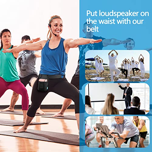 Xxerciz Mic Belt Microphone Belt with Adjustable Nylon Strap Microphone Transmitter Carrier Pouch Great For Fitness Instructors Theatre Speaker Teacher Pilates Teachers - Image 5