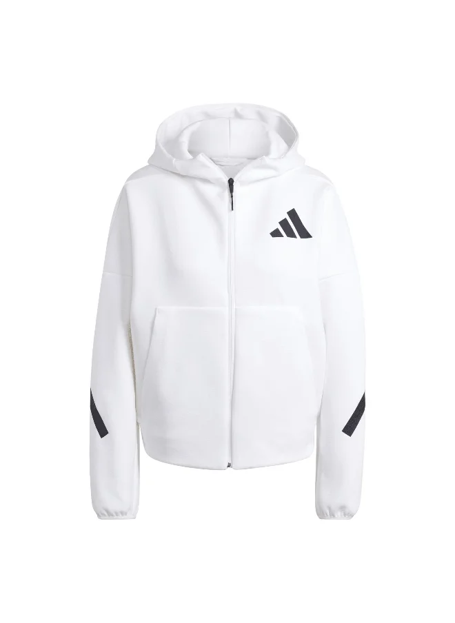 اديداس adidas z.n.e. full zip women hooded track top