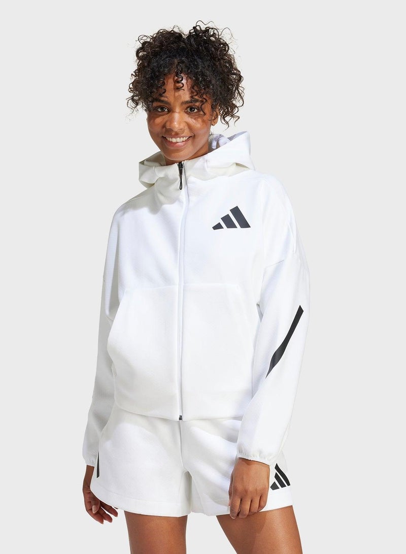 adidas Z.N.E. Full-Zip Hoodie - Image 5