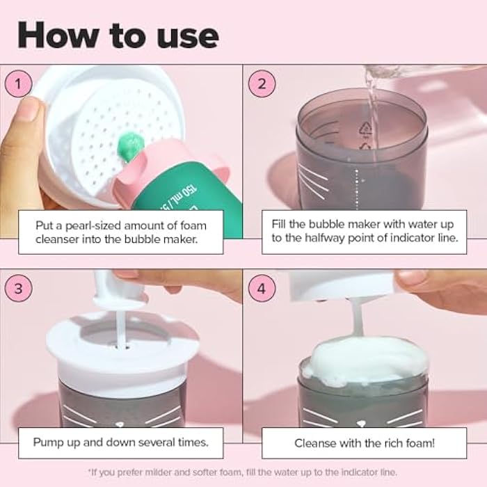 I DEW CARE صانع رغوة الفقاعات I DEW CARE - صانع رغوة الفقاعات كات-بوشينو | تنظيف الوجه، هدايا للنساء والفتيات - Image 4