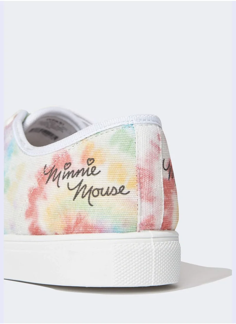 DeFacto Disney Mickey & Minnie Print Lace Up Trainers