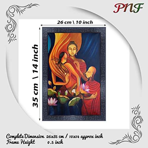pnf Poster And Frames Modern Art Wooden Photo Frame With Acrylic Sheet | For Living Room, Bedroom | Home Decoration Item | Best Gifting Option (10 * 14inch,Multicolour,Synthetic) 2903 - Image 2