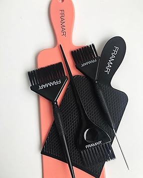 FRAMAR Hair Colour Balayage Board 2Pack Tinting Paddle for Highlights Balayage Color Board For Hairdressing Kit Balayage Hair Dye Kit For Hair Salon - Image 4