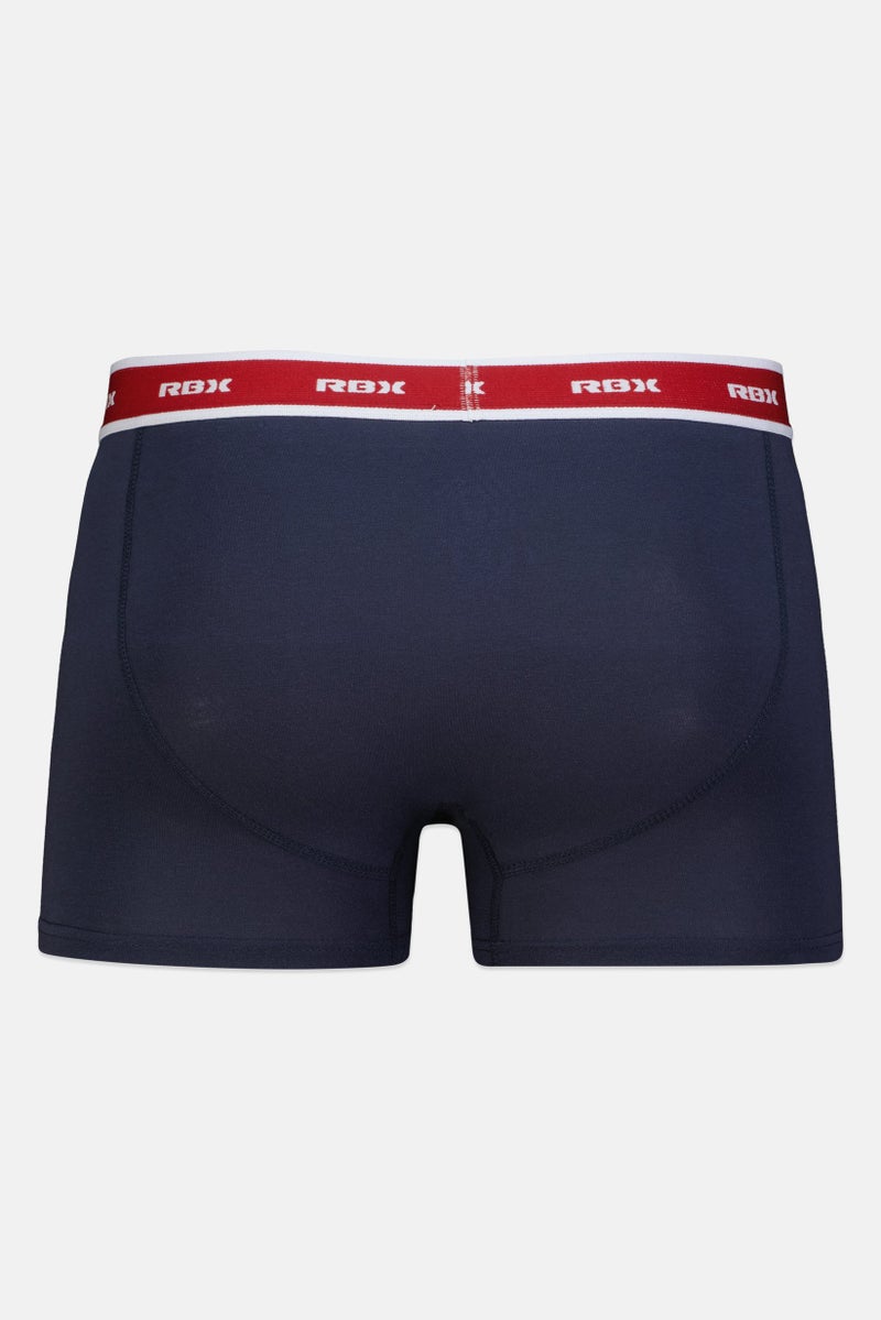 RBX Men 3 Piece Brand Logo Boxer Briefs, Multicolor - Image 2