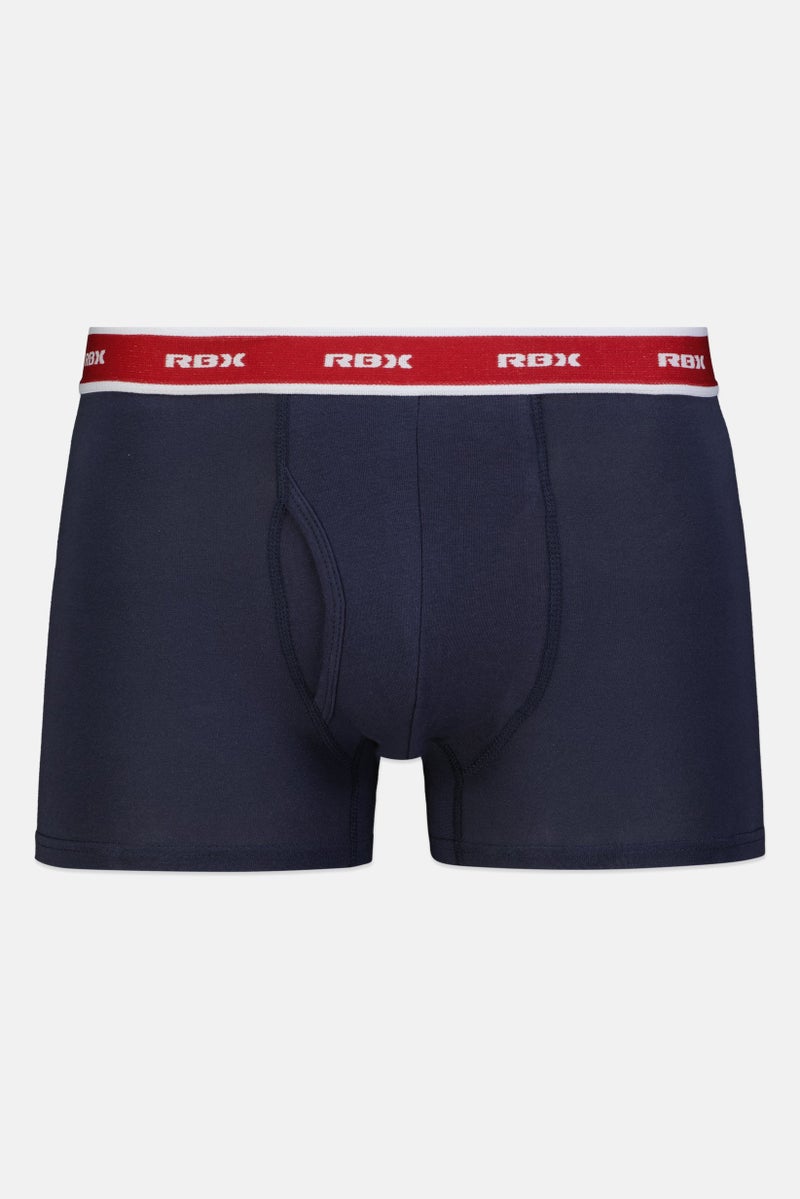 RBX Men 3 Piece Brand Logo Boxer Briefs, Multicolor - Image 5