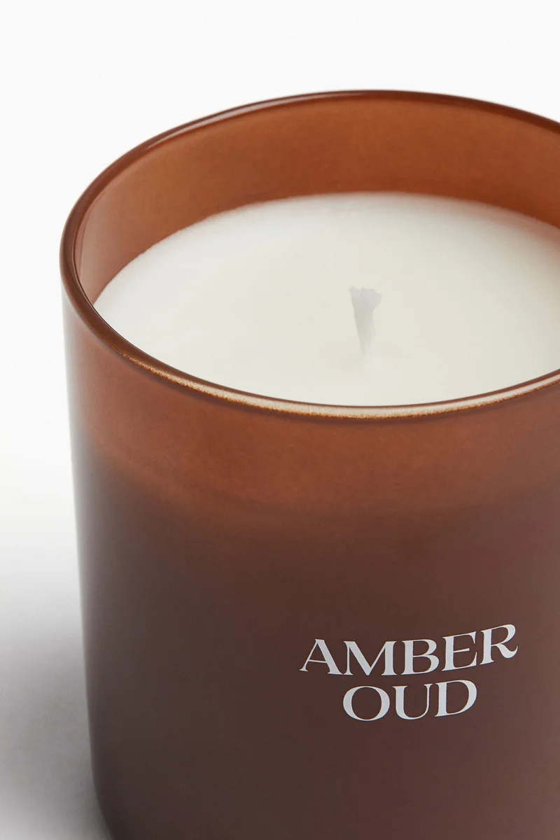 اتش اند ام Scented Candle In A Glass Holder