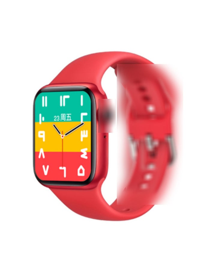 T500 + Plus Smart Watch 1.75 Large Screen Watch6 Call Custom Wallpaper 5 Game Bracelet-Color:Pink