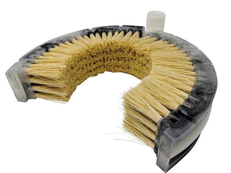 Teravan Wash Brush for Exhaust Stack Pipes with Natural Tampico Fiber, Truck Cleaning Brush, Ideal Scrub Brush for Truck Exhaust Stack Pipes (4"-6" Diameter) - Image 1