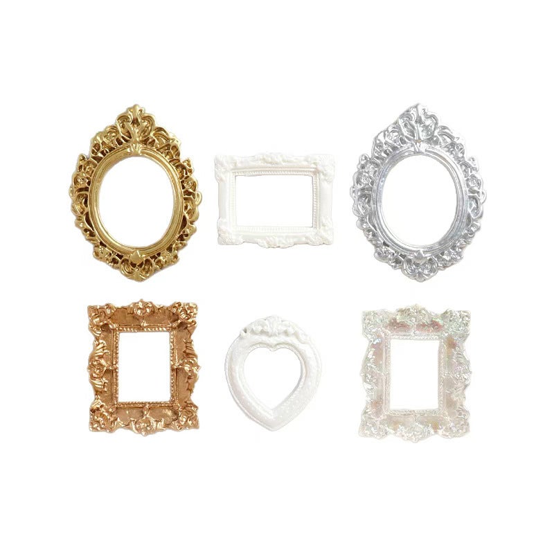 Vintage Baroque Angel Resin Frame DIY Craft Accessories - Image 5