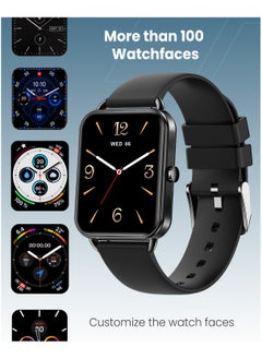 Moxedo Moxedo Luna Smart Watch 1.65 Amoled HD Display 100+ Watch Faces, Bluetooth Calling Real Time Health Monitoring Fitness Smart Tracker with Camera Control for iOS and Android - Black  - Image 4