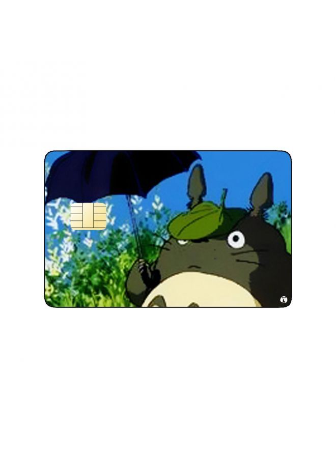 RKN PRINTED BANK CARD STICKER My Neighbor Totoro Anime - Image 1