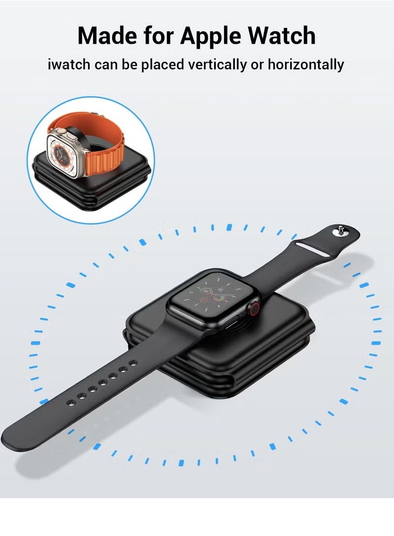 general 3 in 1 Magnetic Wireless Charger Fast Charging Pad Foldable Phone Smart Watch Charge Station - Image 4