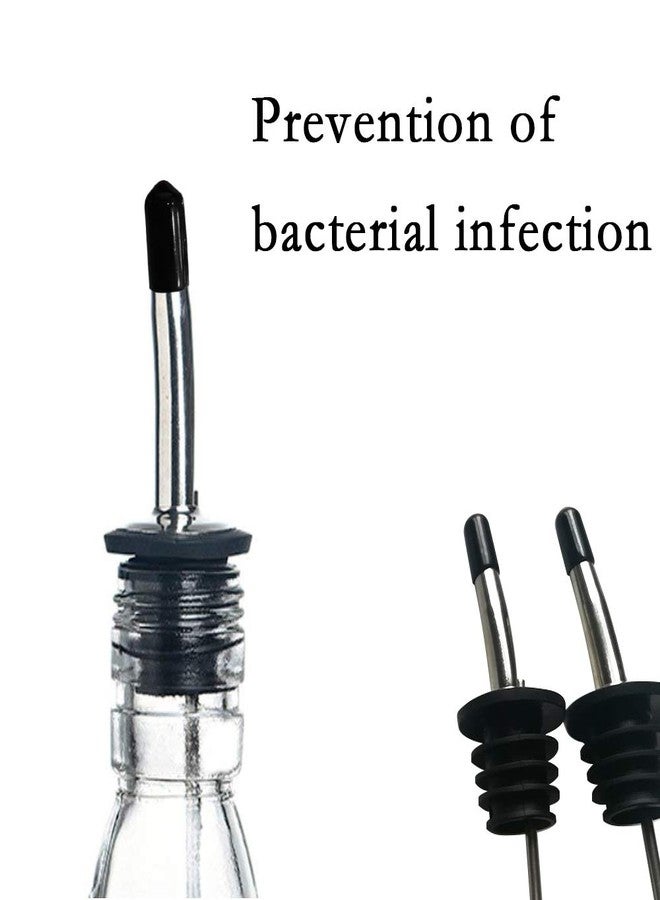 Golf 200Pcs liquor spout covers,Pourers Spouts Covers Dust Rubber Caps for Olive Oil Liquor Bottles (Black) - Image 4