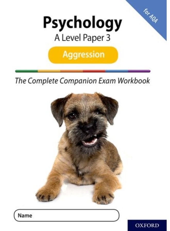 The Complete Companions for AQA Fourth Edition 16 18 AQA Psychology A Level Paper 3 Exam Workbook Aggression - Paperback