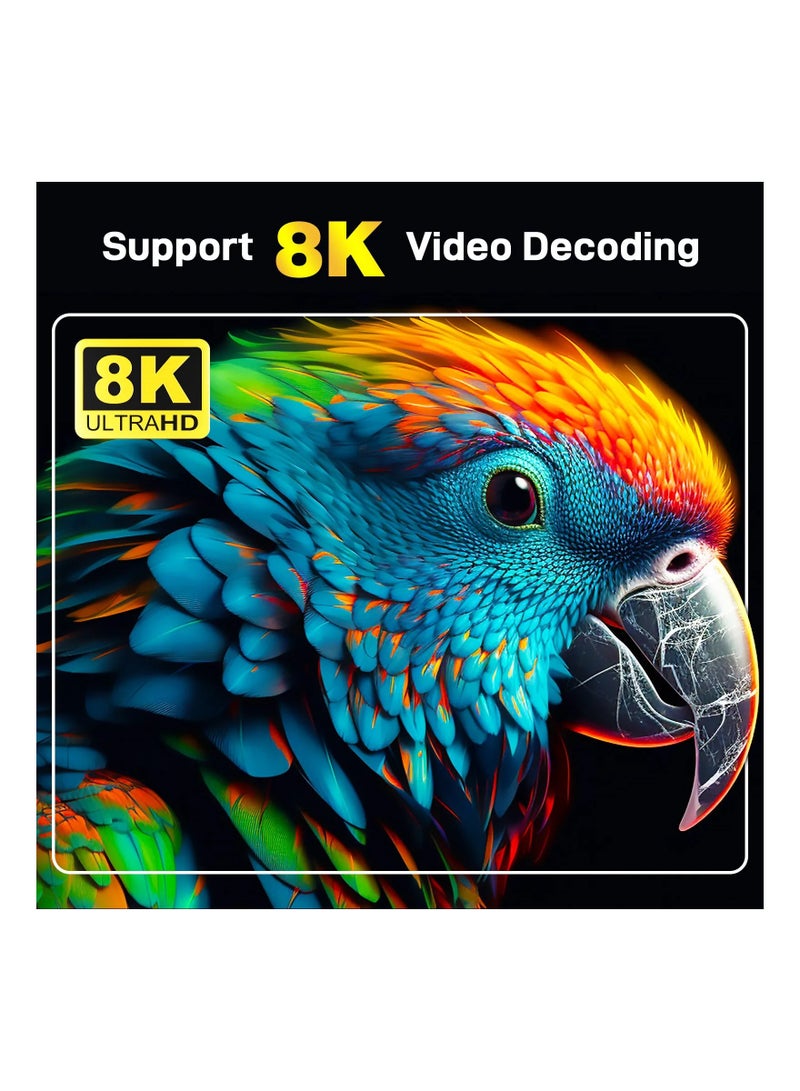 Android TV Stick with Built in Chromecast +Remote control with voice commands- Full 4K + 8K