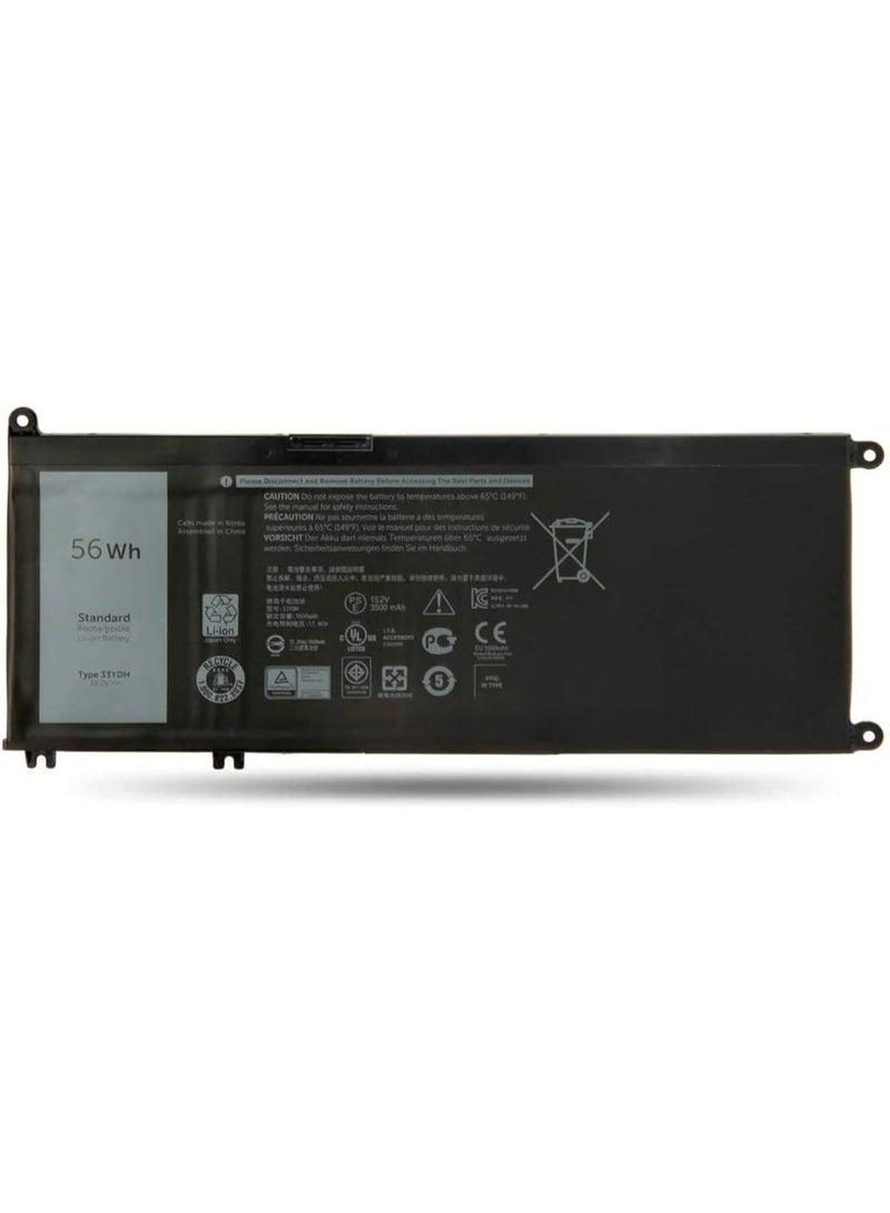 33YDH Laptop Battery for Dell Inspiron 17 7000 7778 7779 7786 7773 15 7577 G3 - Image 1