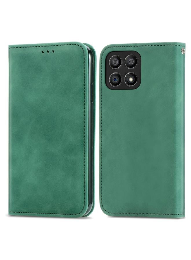 اس-توب جراب هاتف Honor X30i بتصميم كلاسيكي مع ملمس جلدي مغناطيسي أفقي قابل للطي - Image 2