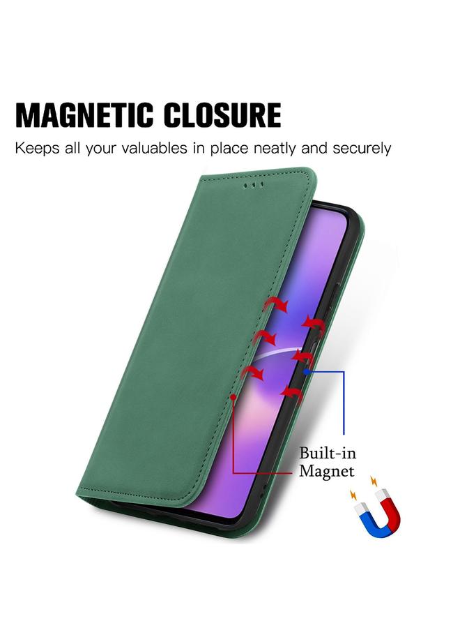 اس-توب جراب هاتف Honor X30i بتصميم كلاسيكي مع ملمس جلدي مغناطيسي أفقي قابل للطي - Image 5