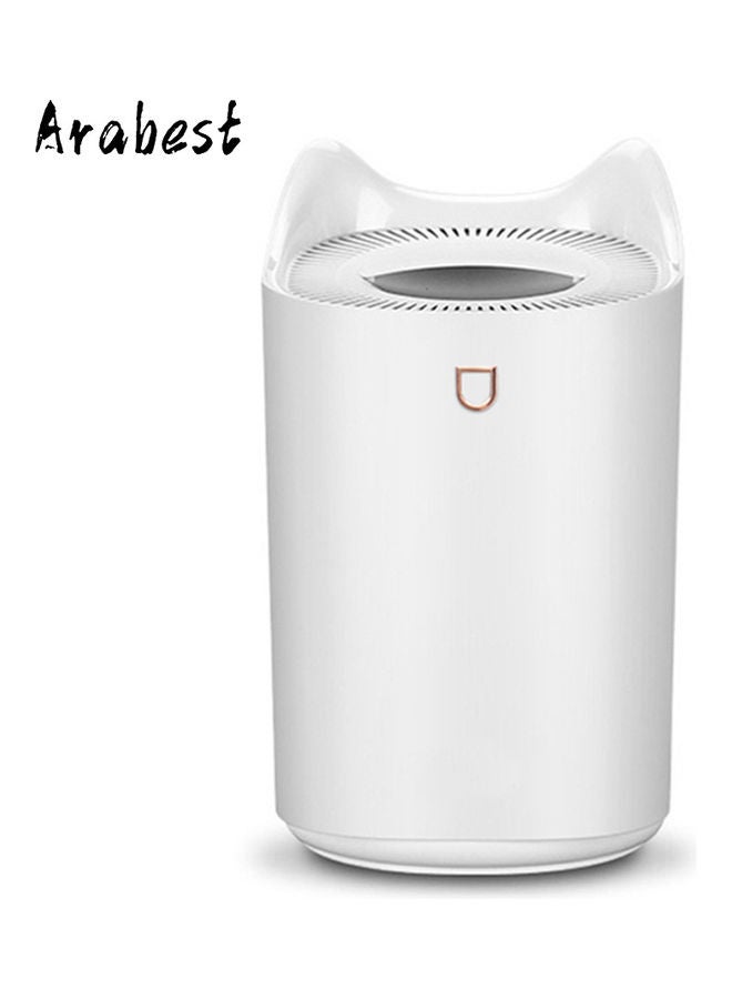 عربست جهاز ترطيب هواء عطري صامت للمنزل مزود ببخاخ مزدوج ومنفذ USB PSM-Air02 أبيض - Image 1