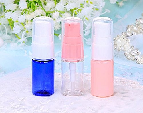 erioctry 10ML Portable Empty Refillable Bottle Cream Shampoo Lotion Treatment Pump Bottle with Cap Travel Bottles Toiletries Liquid Container for Cosmetic Make-up Pack of 6 (Transparent) - Image 5