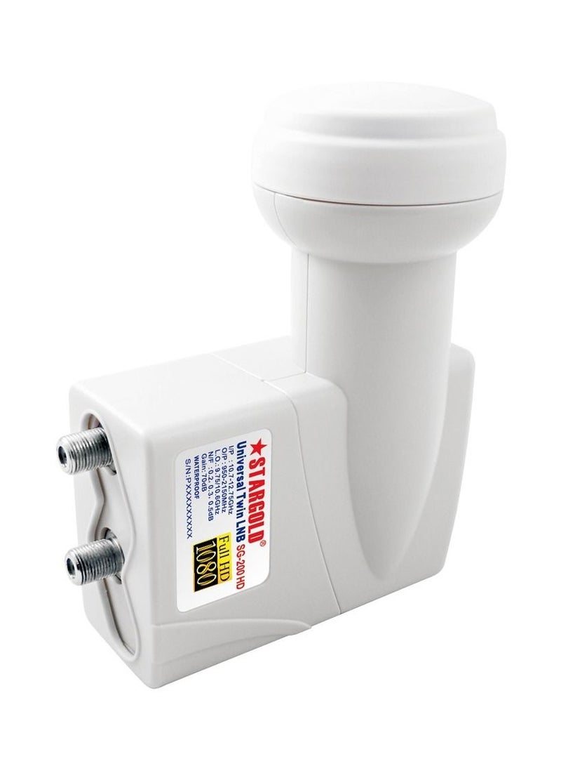 Stargold Universal Satellite Dish Twin LNB SG-200 HD  - Image 2