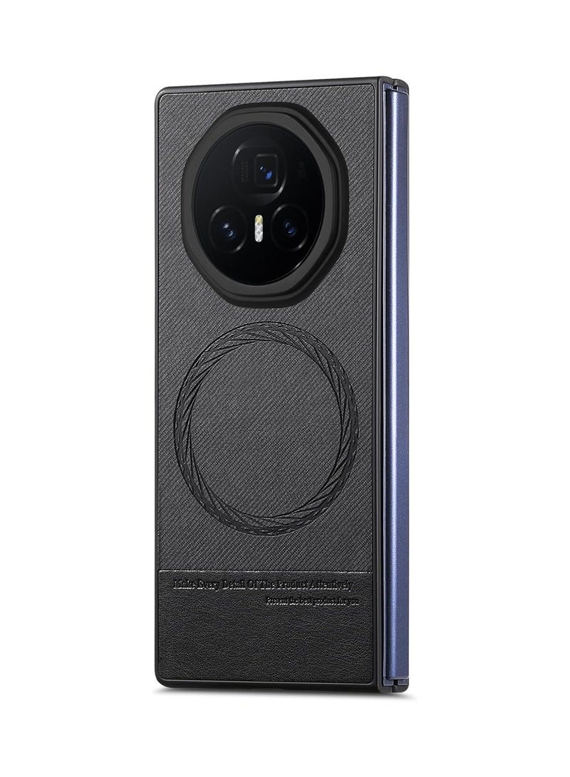 عام غطاء مغناطيسي متوافق مع هونر ماجيك V5 2025 【يدعم الشحن اللاسلكي】 - غطاء واقٍ كامل الحماية ضد السقوط والبصمات لهاتف Honor Magic V5 - Image 1