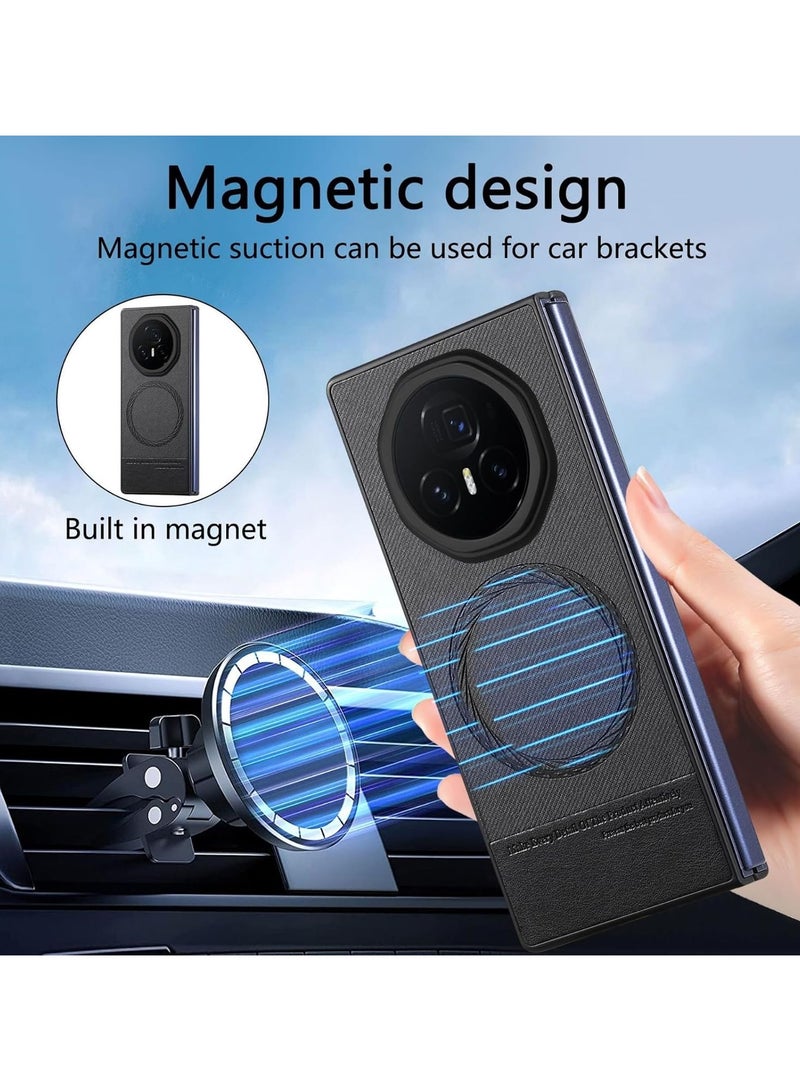 عام غطاء مغناطيسي متوافق مع هونر ماجيك V5 2025 【يدعم الشحن اللاسلكي】 - غطاء واقٍ كامل الحماية ضد السقوط والبصمات لهاتف Honor Magic V5 - Image 4