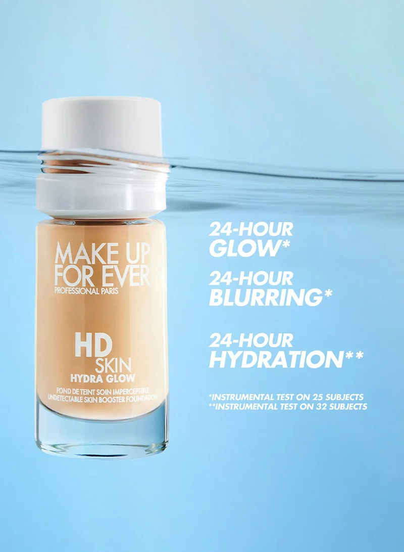 MAKE UP FOR EVER Hd Skin Hydra Glow Foundation  1Y08 - Warm Porcelain