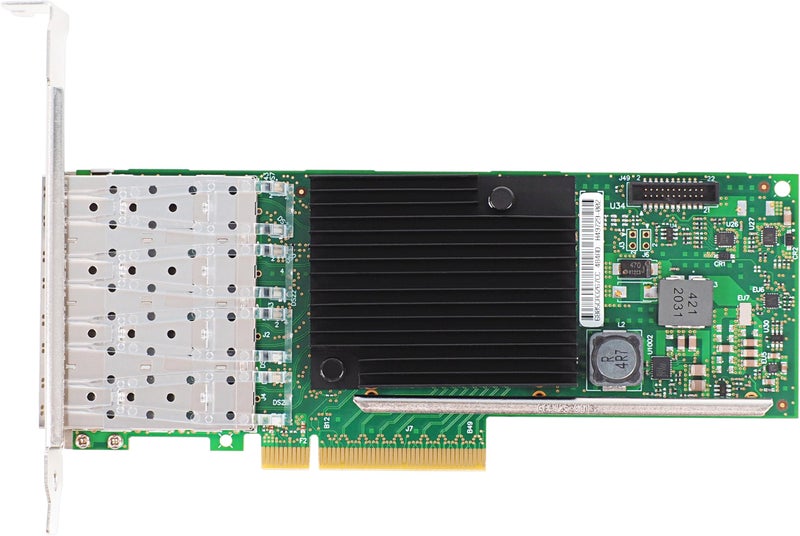 Millennium Technology 10Gb NIC Quad (4 Port) SFP+ Port Ethernet Converged Network Adapter PCIe x8 with XL710 BM1 Chipset DA4 - Image 4